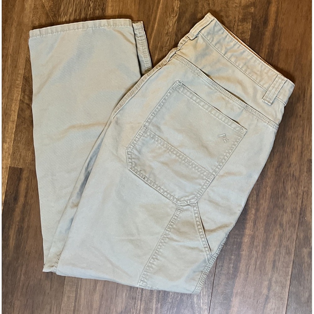 Ridgecut Utility Pants Mens 34x32 Ultratough Canvas Relaxed Fit Gusset Workwear
